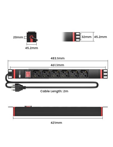 CANALA DI ALIMENTAZIONE (PDU) WPN-PDU-I01-06